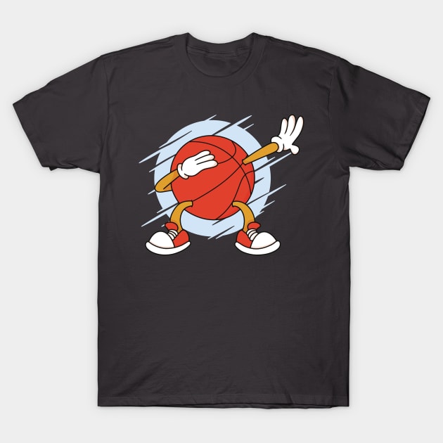 Basketball dabbing Tshirt T-Shirt by IconRose